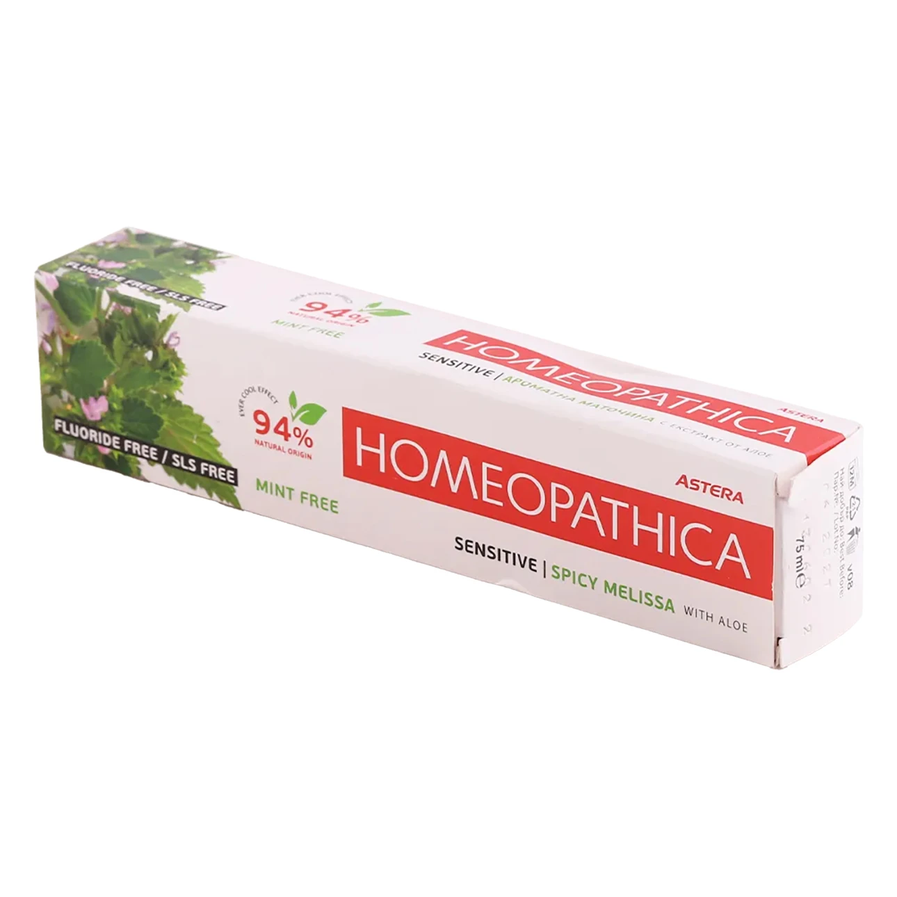 Astera Sensitive Toothpaste Spicy Melissa Flavor 75 ml