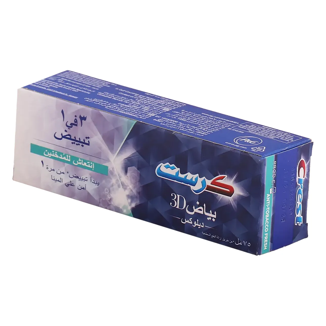 Crest Toothpaste 3D White Anti Tobacco Fresh 75 ml