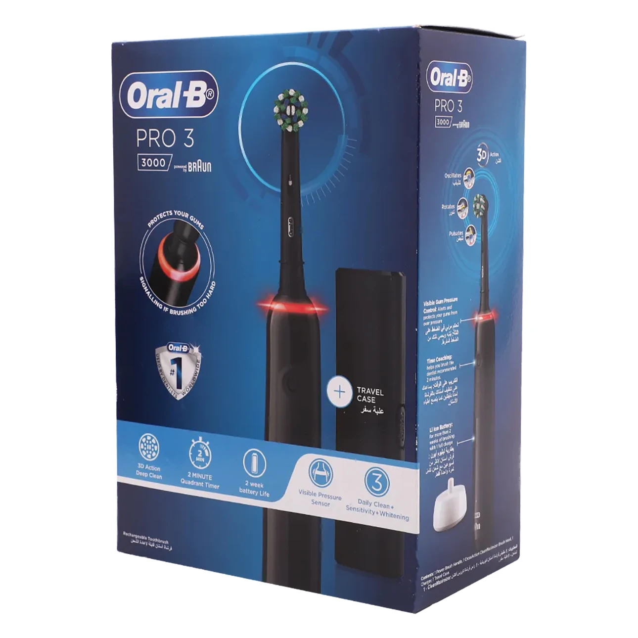 Oral-B Pro3 3000 Power Toothbrush 3D Action