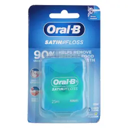 Oral B Satin Floss Mint 25M
