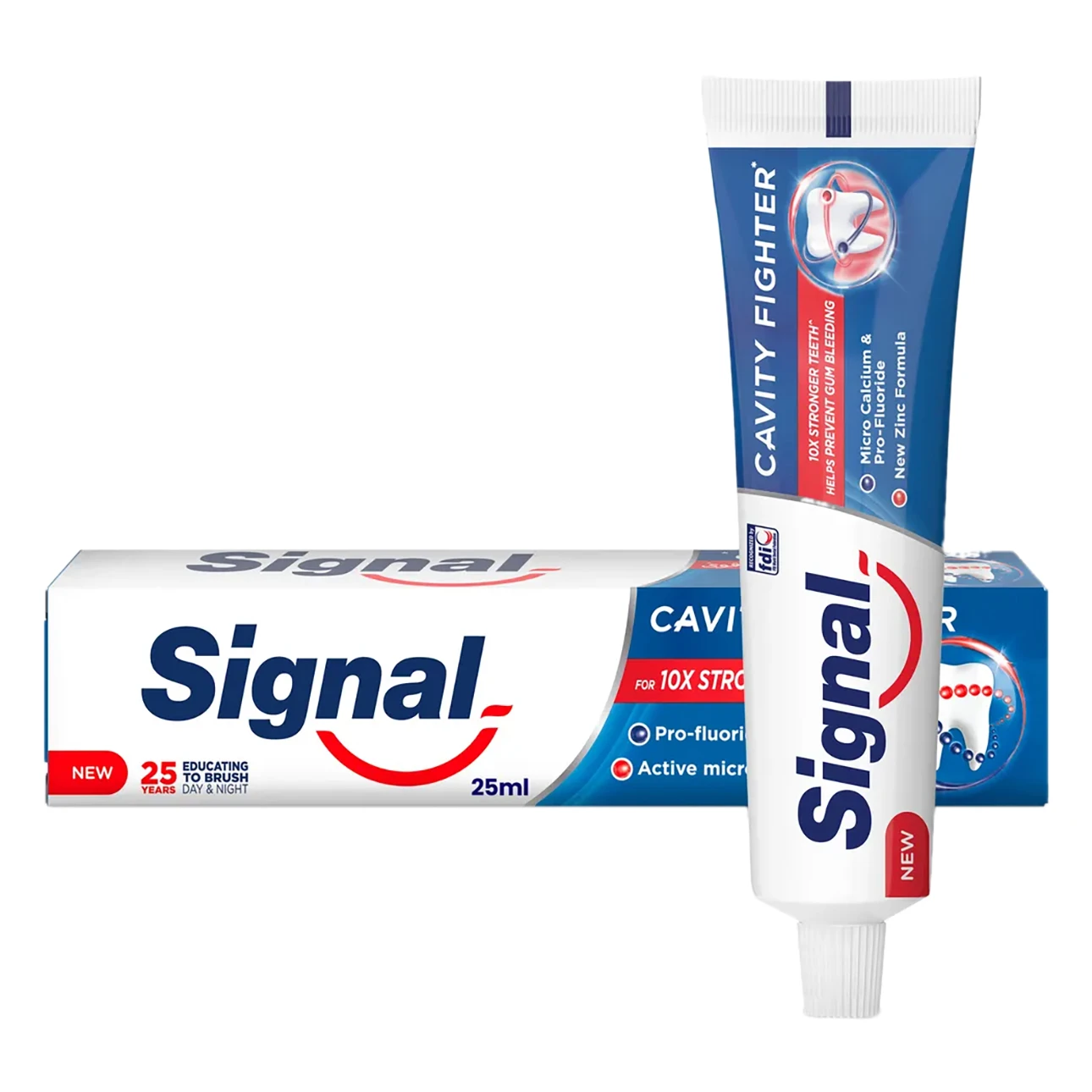 Signal Fluoride Toothpaste Cavity Fighter 25 ml