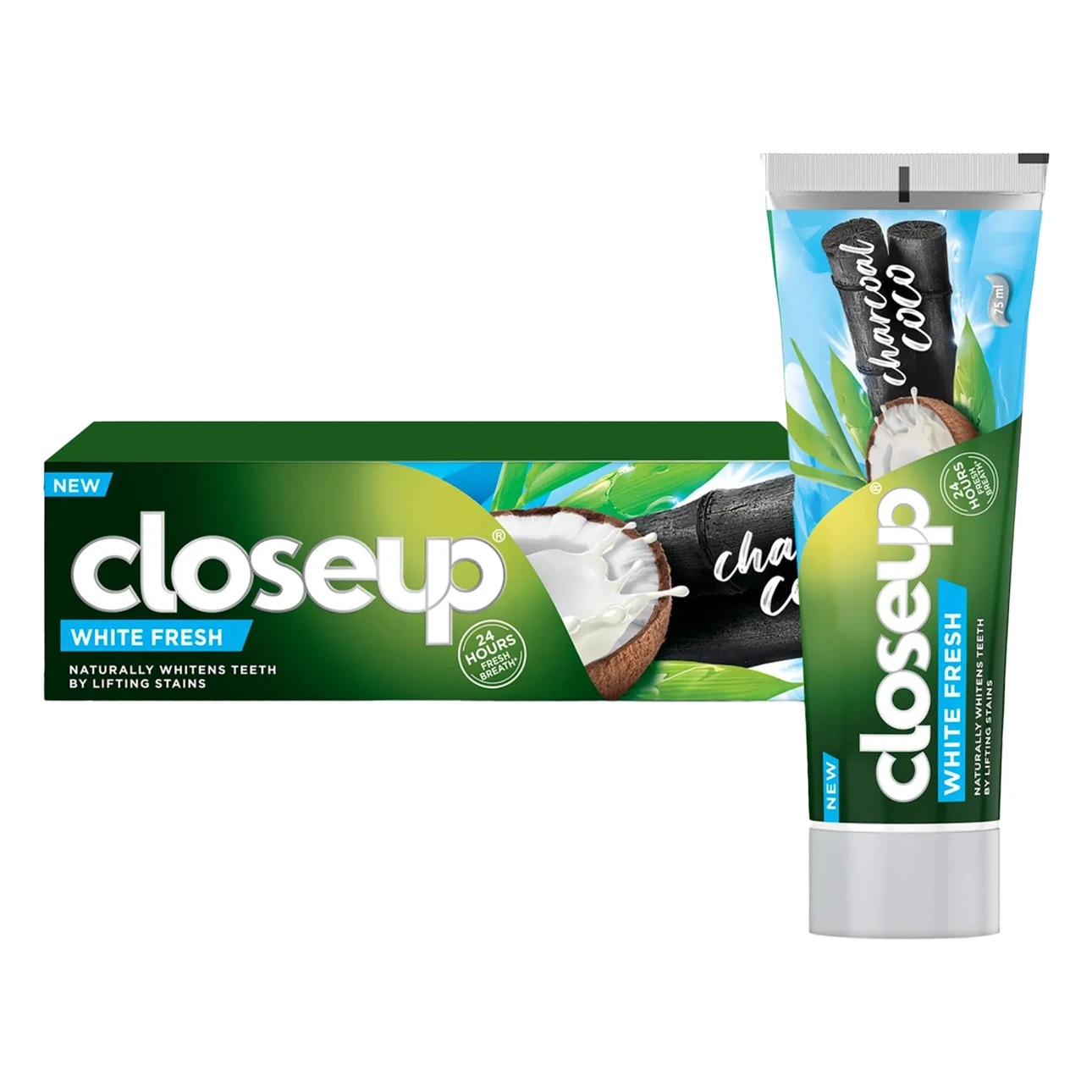 Closeup White Fresh Toothpaste Charcoal Coco 75 ml