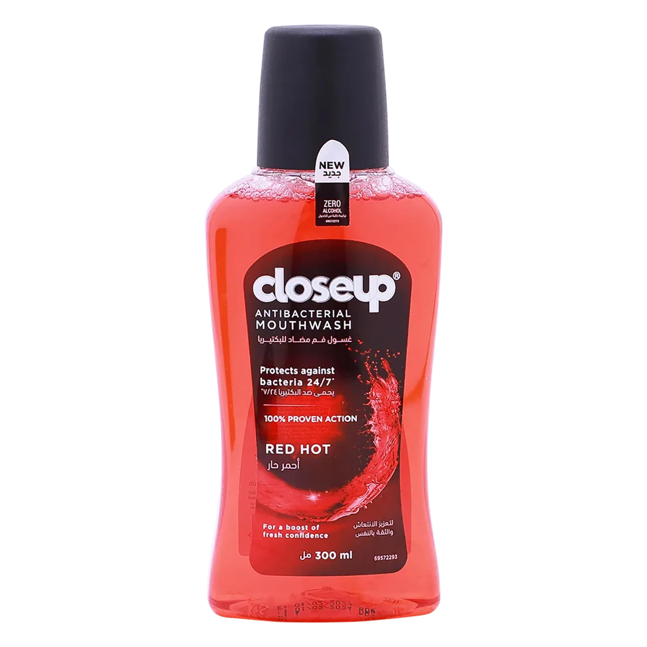 Closeup Antibacterial Mouthwash Red Hot 300ml