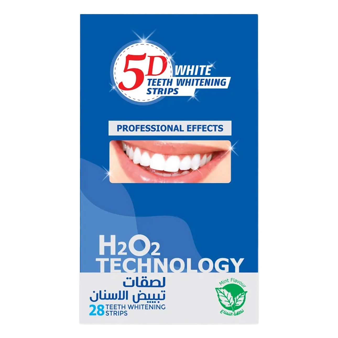 5D White Teeth Whitening Strips 28