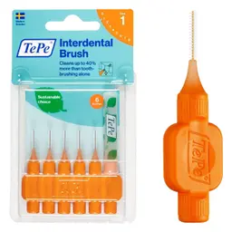 Tepe Interdental Brush Orange 0.45 mm 6 pcs
