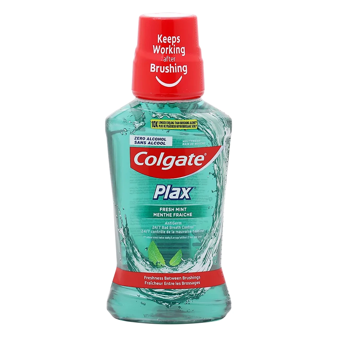 Colgate Plax Fresh Mint Green 0% Alcohol Mouthwash 250 ml