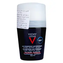 Vichy Homme Anti-Perspirant Anti-Irritation 48HR Roll-On 50ml