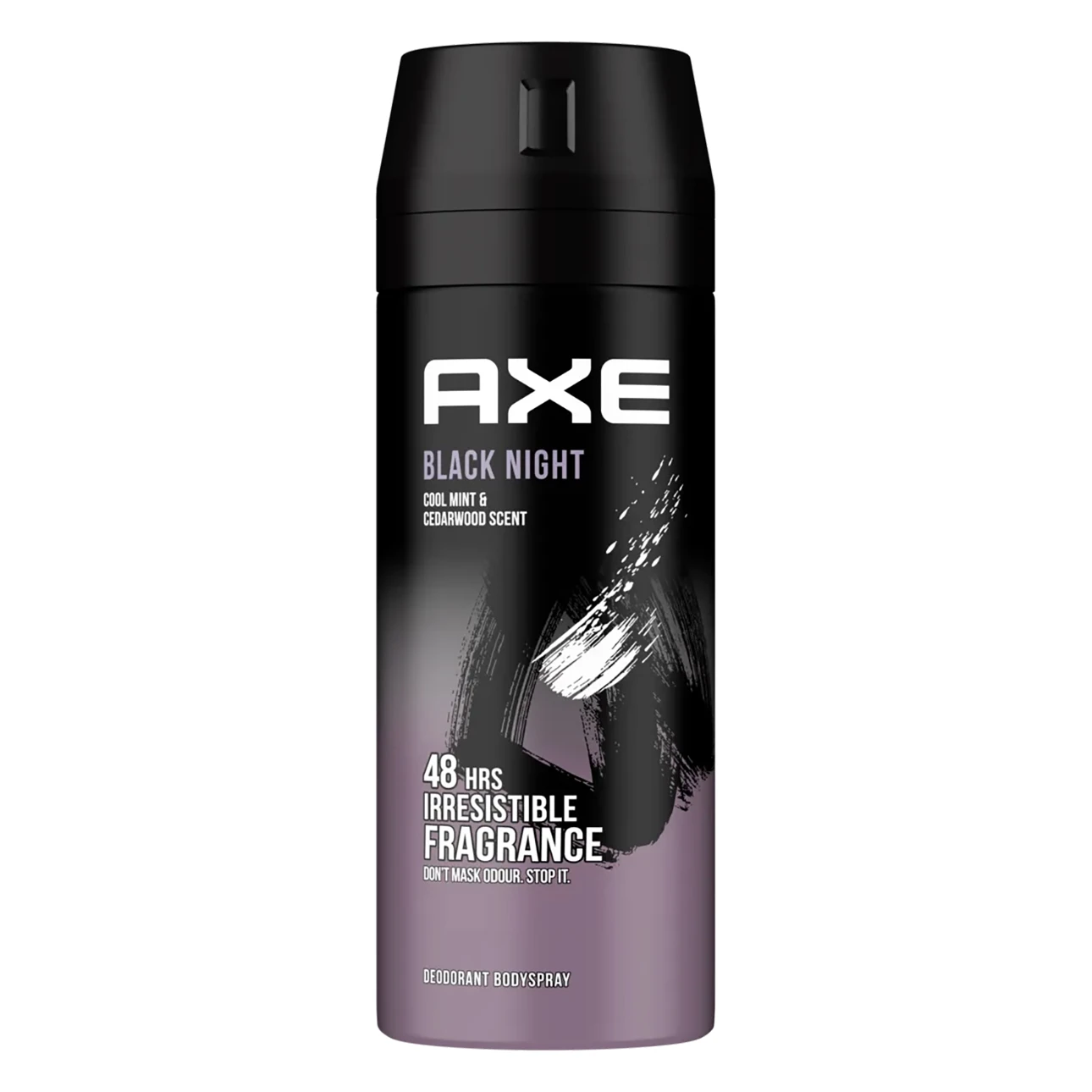 Axe Men Deodorant Body Spray for long lasting odour protection Black Night 150ml