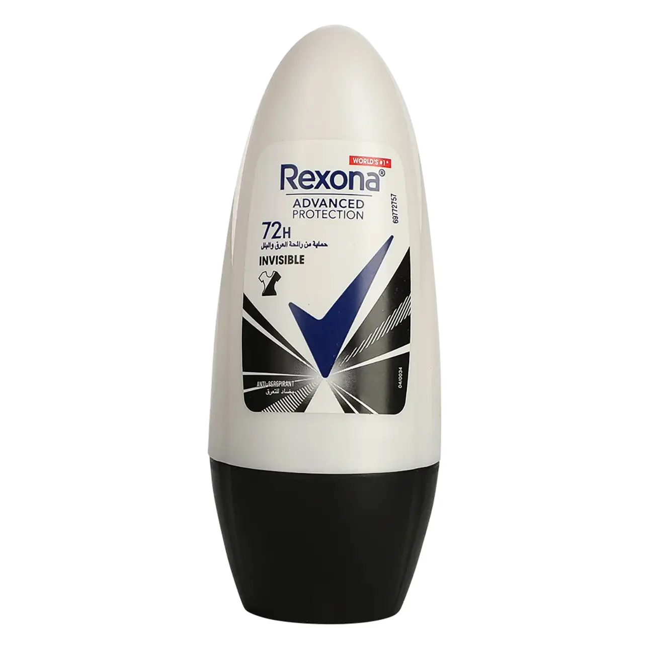 Rexona for Women Antiperspirant Deodorant Roll-OnAntibacterial + Invisible 50 ml - view 1