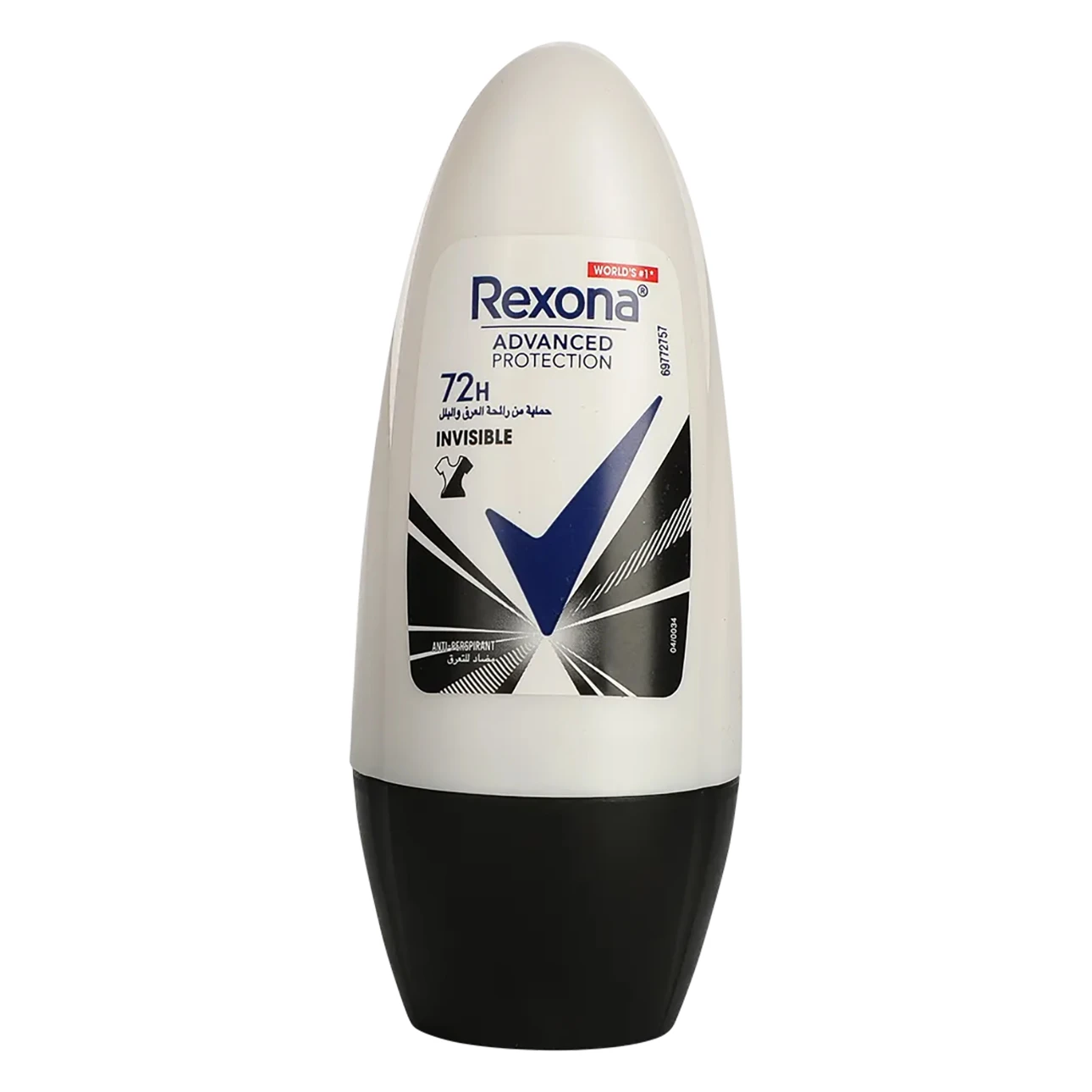 Rexona for Women Antiperspirant Deodorant Roll-OnAntibacterial + Invisible 50 ml