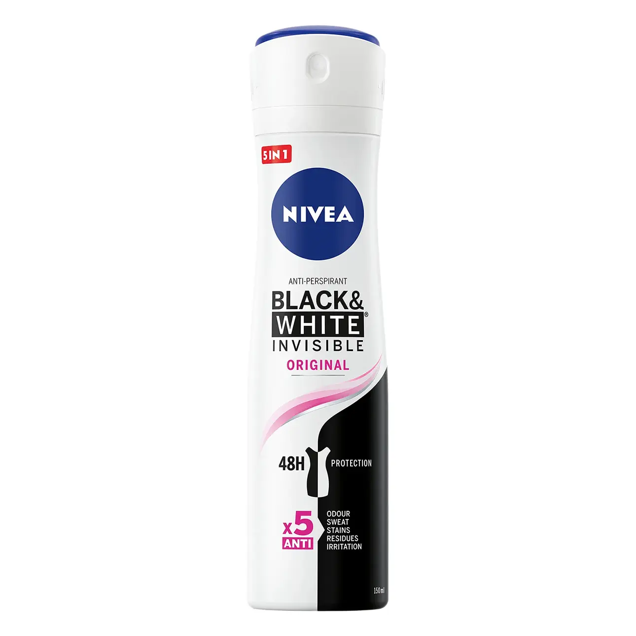 Nivea Black & White Female Deodorant 150 ml - view 1