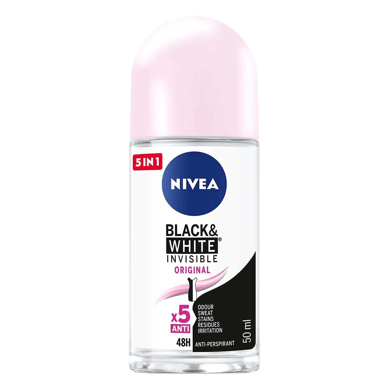 Nivea Deodorant Roll For Women Black & White 50 ml