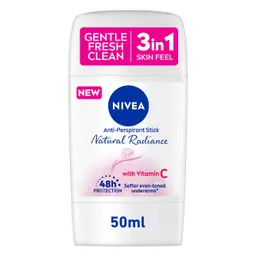 NIVEA Antiperspirant Stick for Women 48h Protection Natural Radiance Vitamin C 50 ml