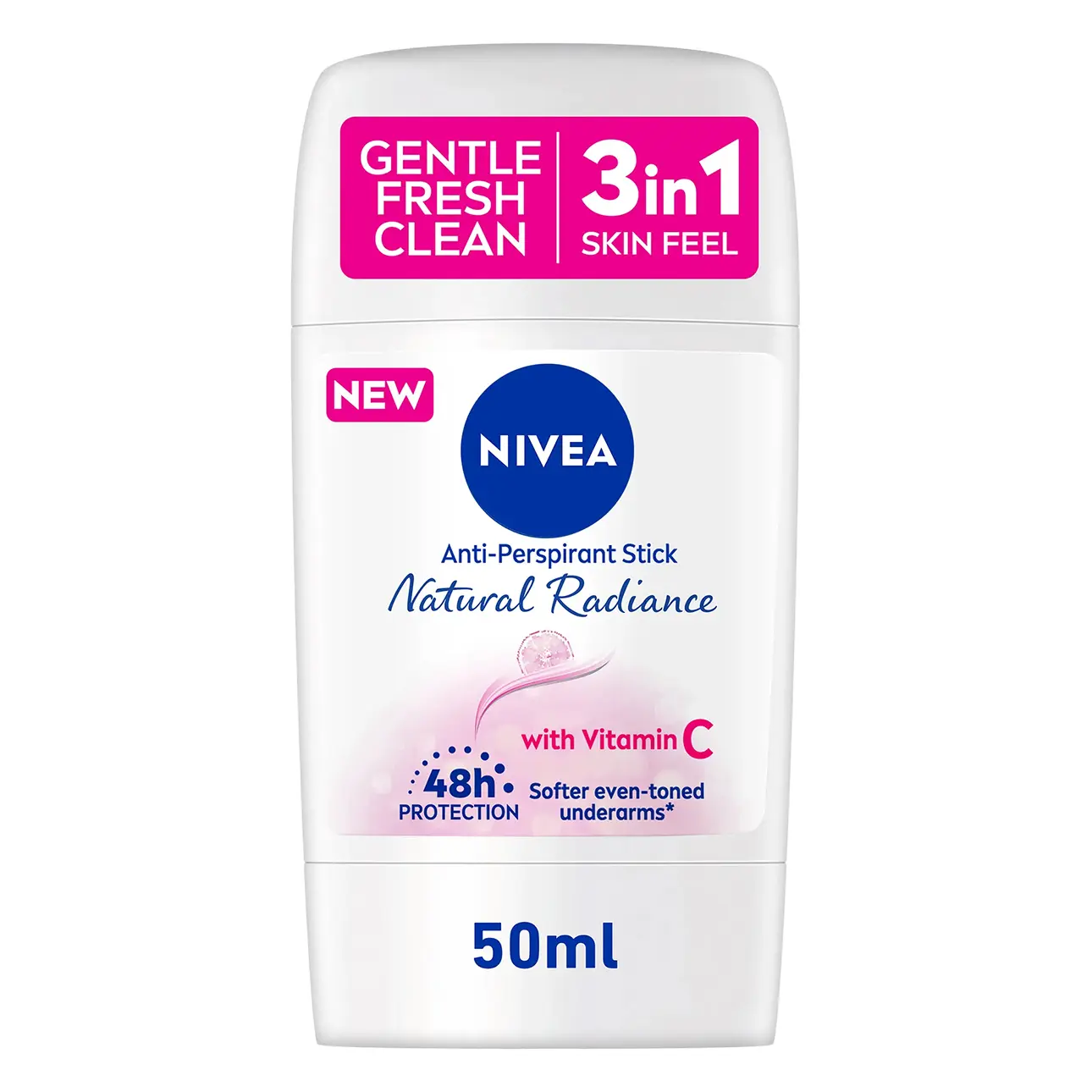 NIVEA Antiperspirant Stick for Women 48h Protection Natural Radiance Vitamin C 50 ml - view 1