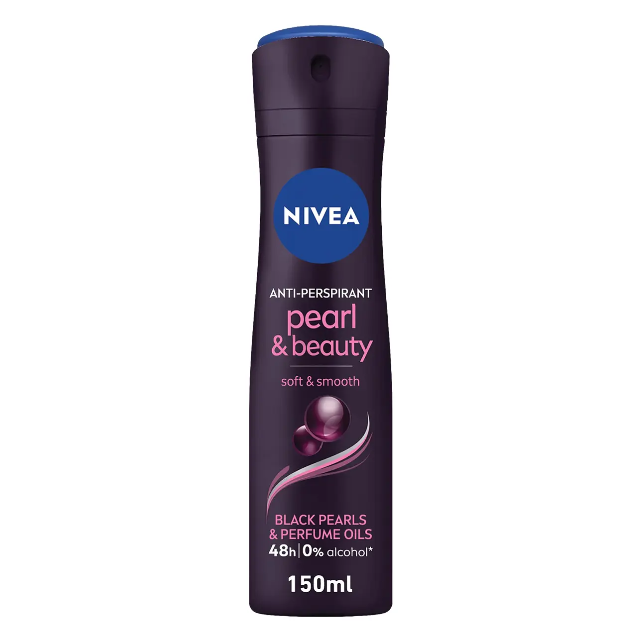 NIVEA Antiperspirant for Women Pearl & Beauty Black Pearl & Perfume Oils Spray 150 ml - view 1