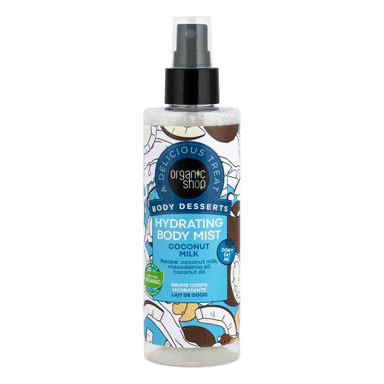 Organic Shop Body Desserts Hydrating Body Mist Coconut Milk 200 ml
