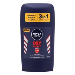 NIVEA MEN Antiperspirant Stick for Men 48h Protection Dry Impact 50 ml