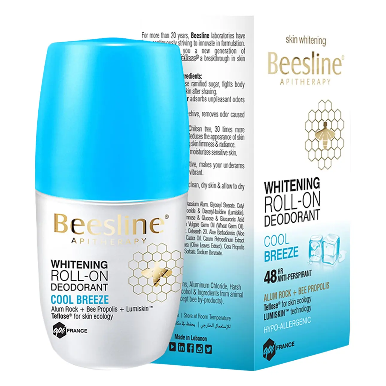 Beesline Whitening Roll on Deodorant Cool Breeze 50 ml - view 1