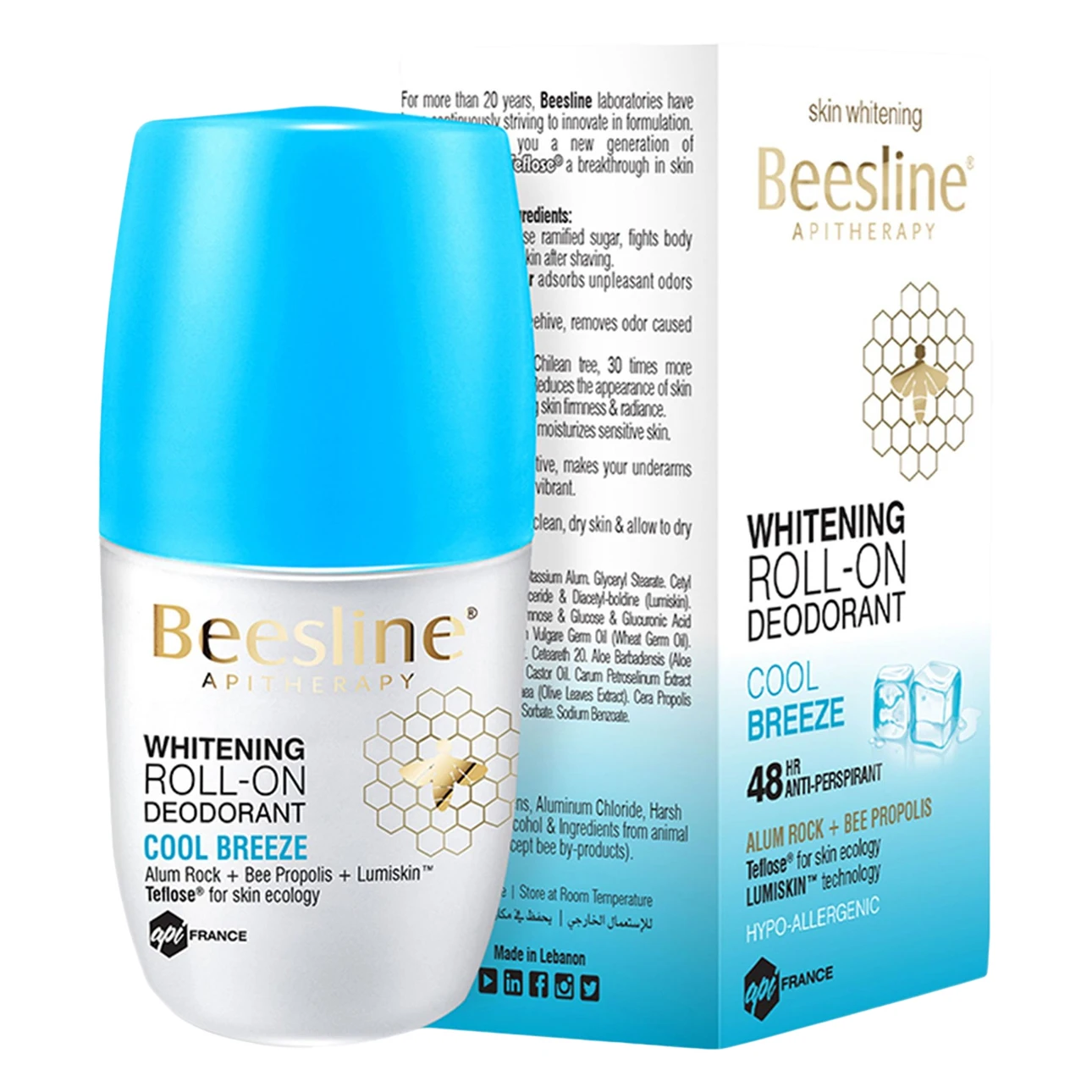 Beesline Whitening Roll on Deodorant Cool Breeze 50 ml