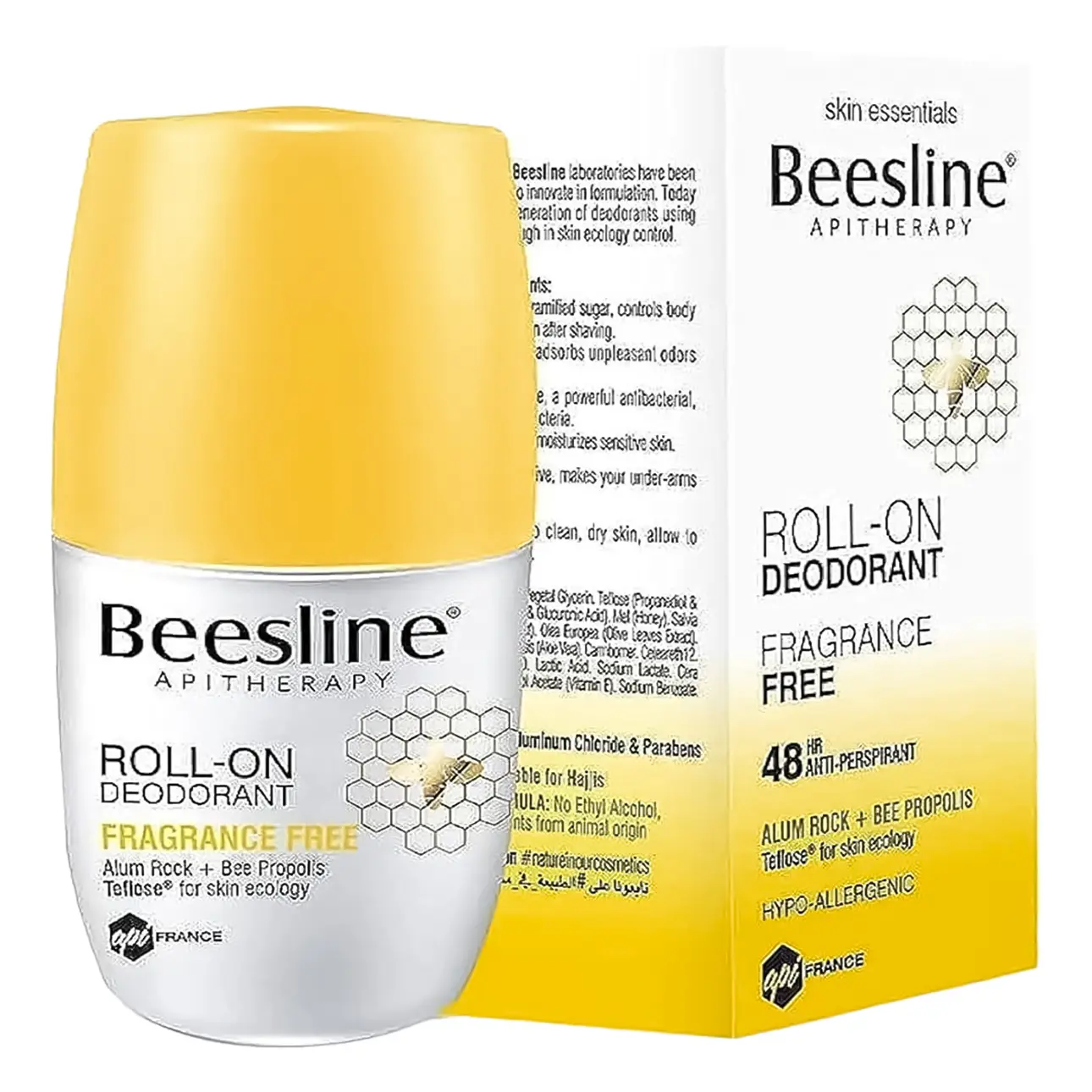 Beesline Roll on Deodorant Fragrance Free 50 ml - view 2