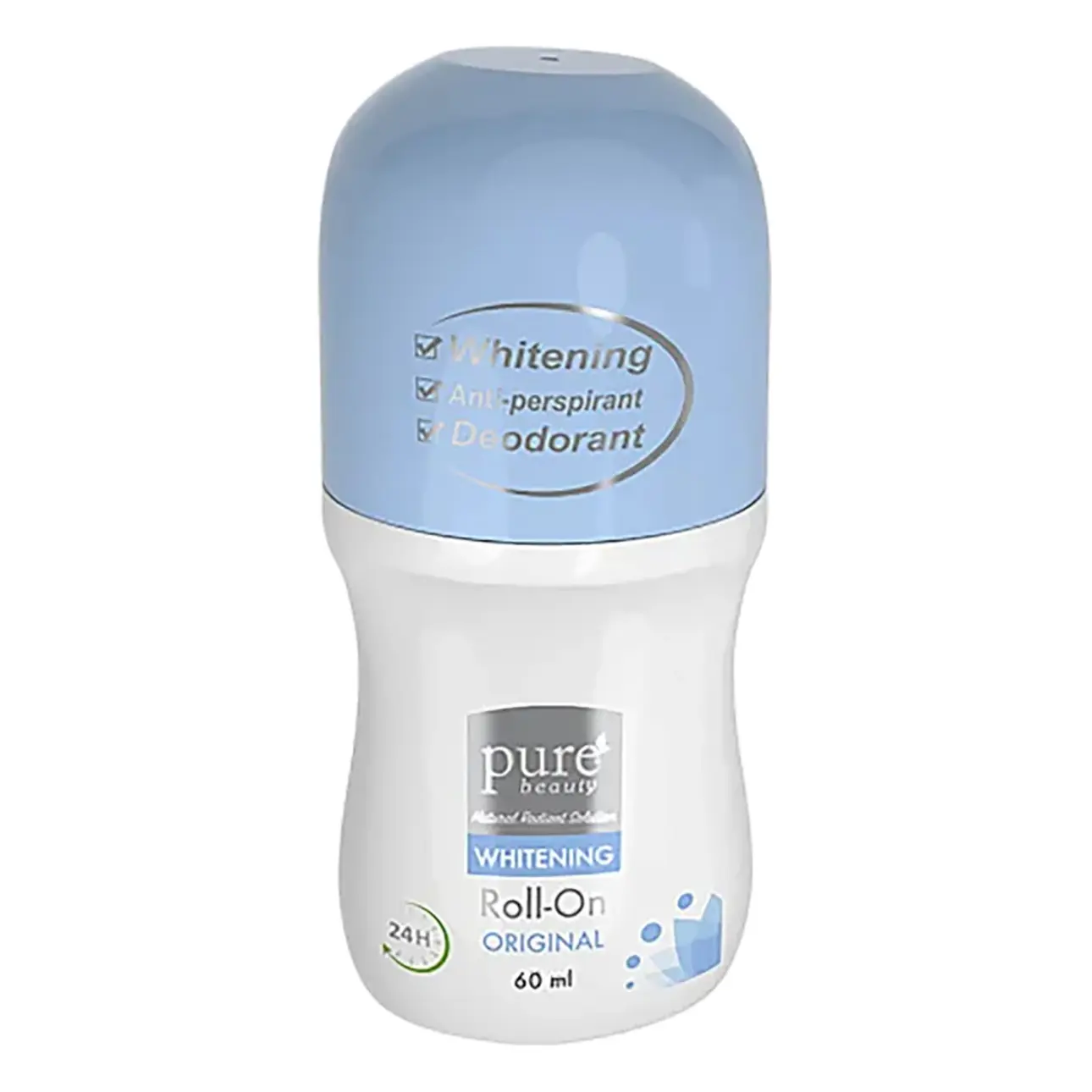 Pure Beauty Whitening Antiperspirant Deodorant Rollon Original 60ml - view 6