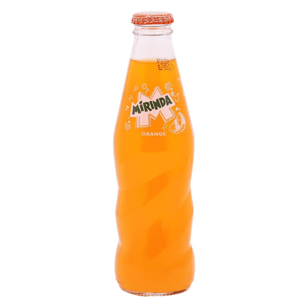 Mirinda Soft Drink Orange Glass Bottle 250 ml - view 2