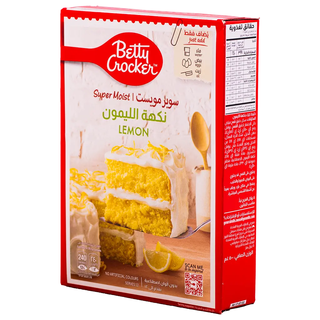 Betty Crocker Lemon Cake Mix 500 gm - view 1