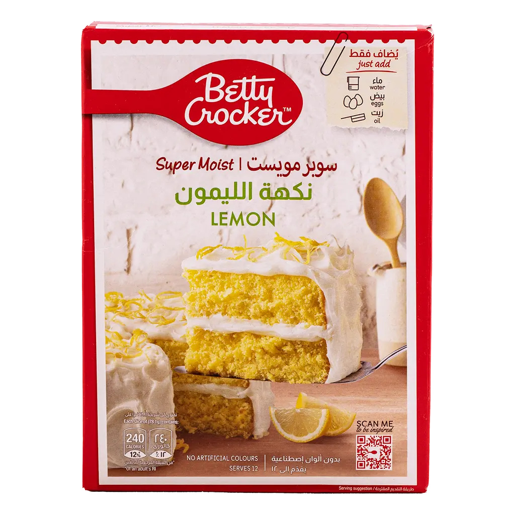 Betty Crocker Lemon Cake Mix 500 gm - view 2
