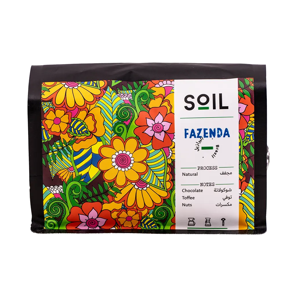 Soil Coffee Beans Brazil Fazenda Natural Filter And Espresso 250 gm - view 3