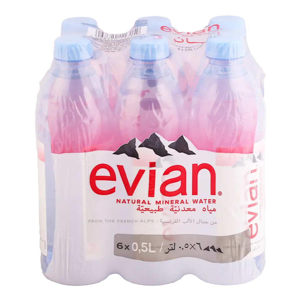 Evian Mineral Water Pack 6 pcs 500 ml - view 2