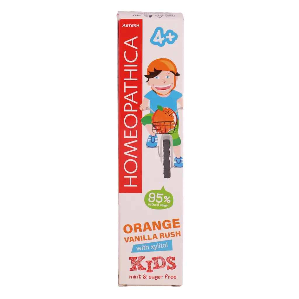 Astera Toothpaste Homeopathica For Kids Orange Vanilla Rush 50 ml - view 2
