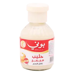 بوني زجاجة حليب مبخر كامل الدسم 170 جم