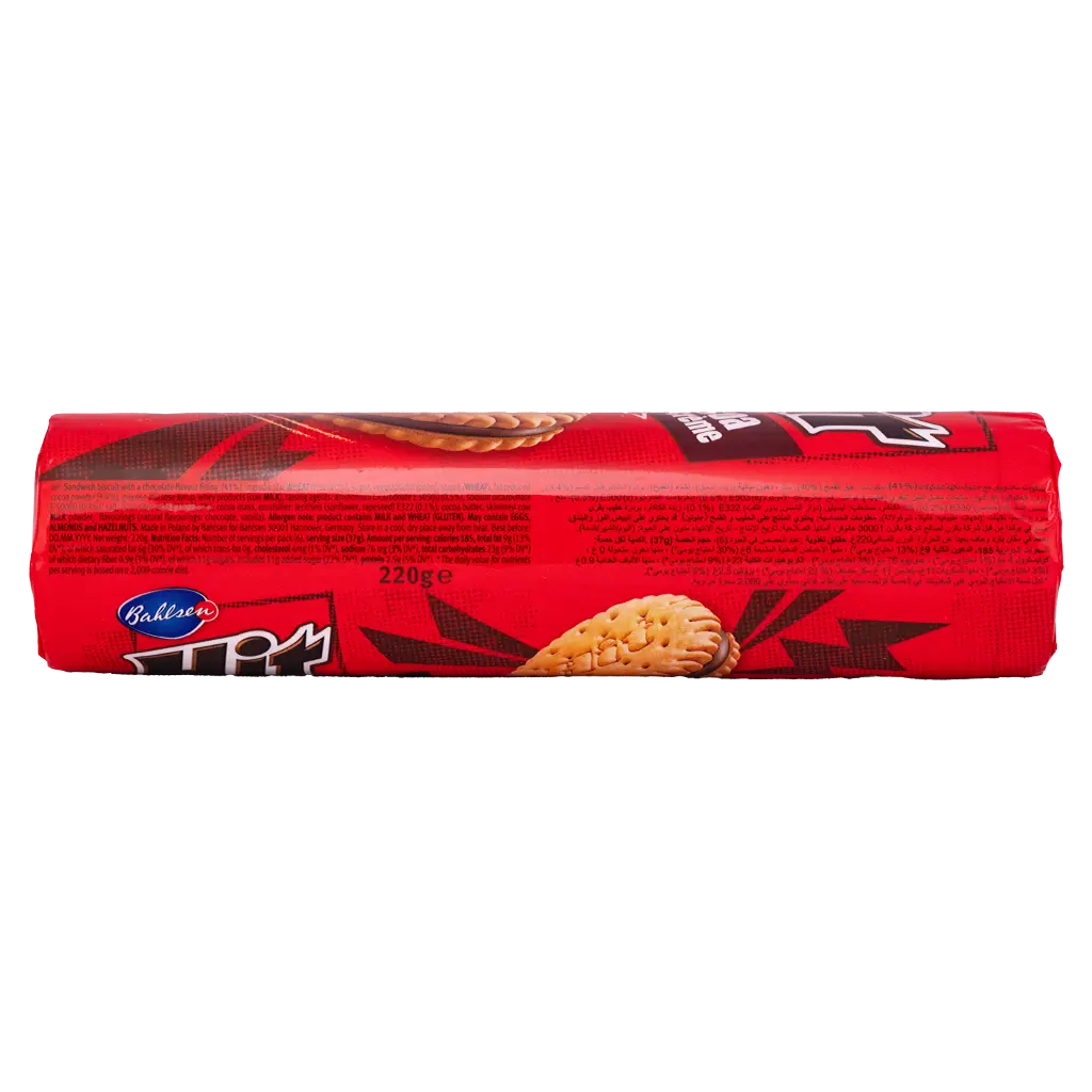 Bahlsen Hit Biscuits Cocoa Cream 220 gm - view 2