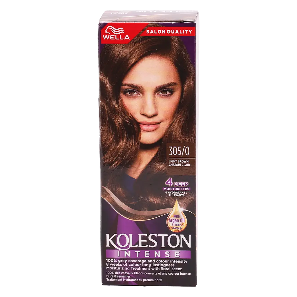 Wella Koleston Hair Colour Creme305/0 Light Brown 100 ml - view 3