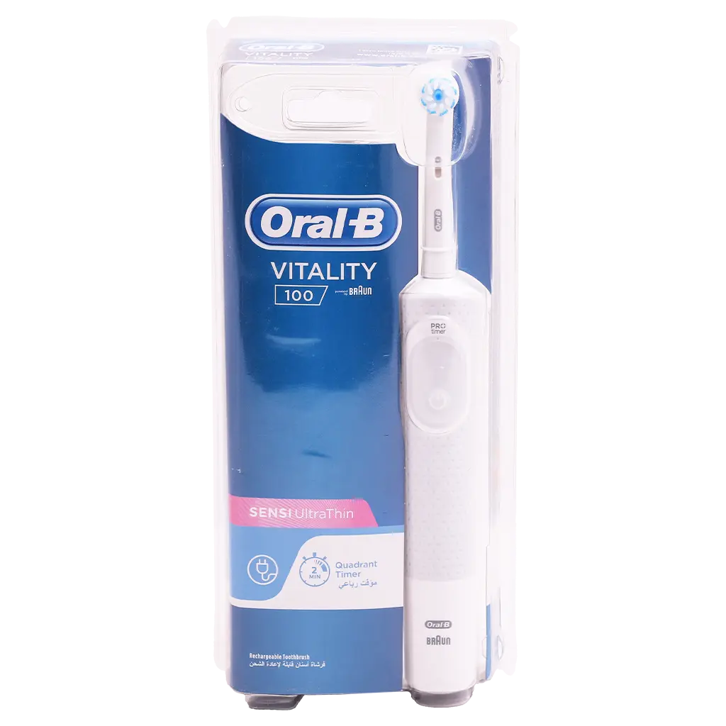 Oral B Electric Toothbrush Vitality Sensi Ultra Thin White - view 2