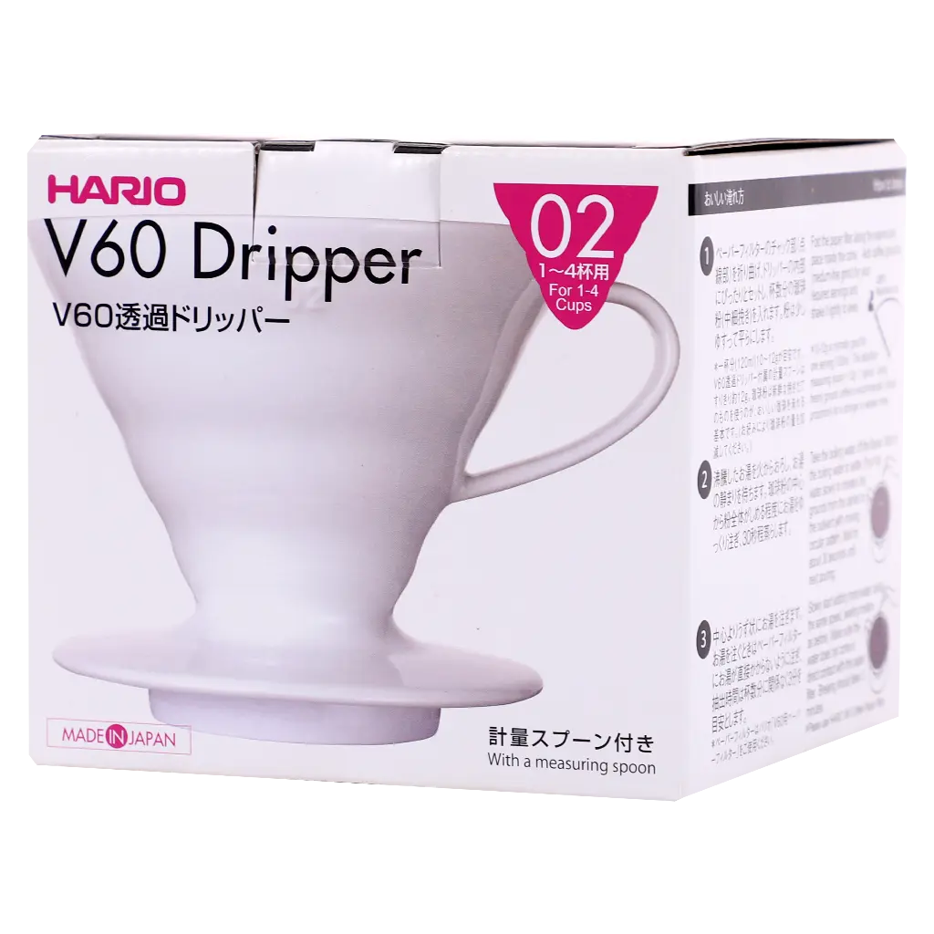 Hario Coffee Dripper V60 02 Ceramic White - view 2