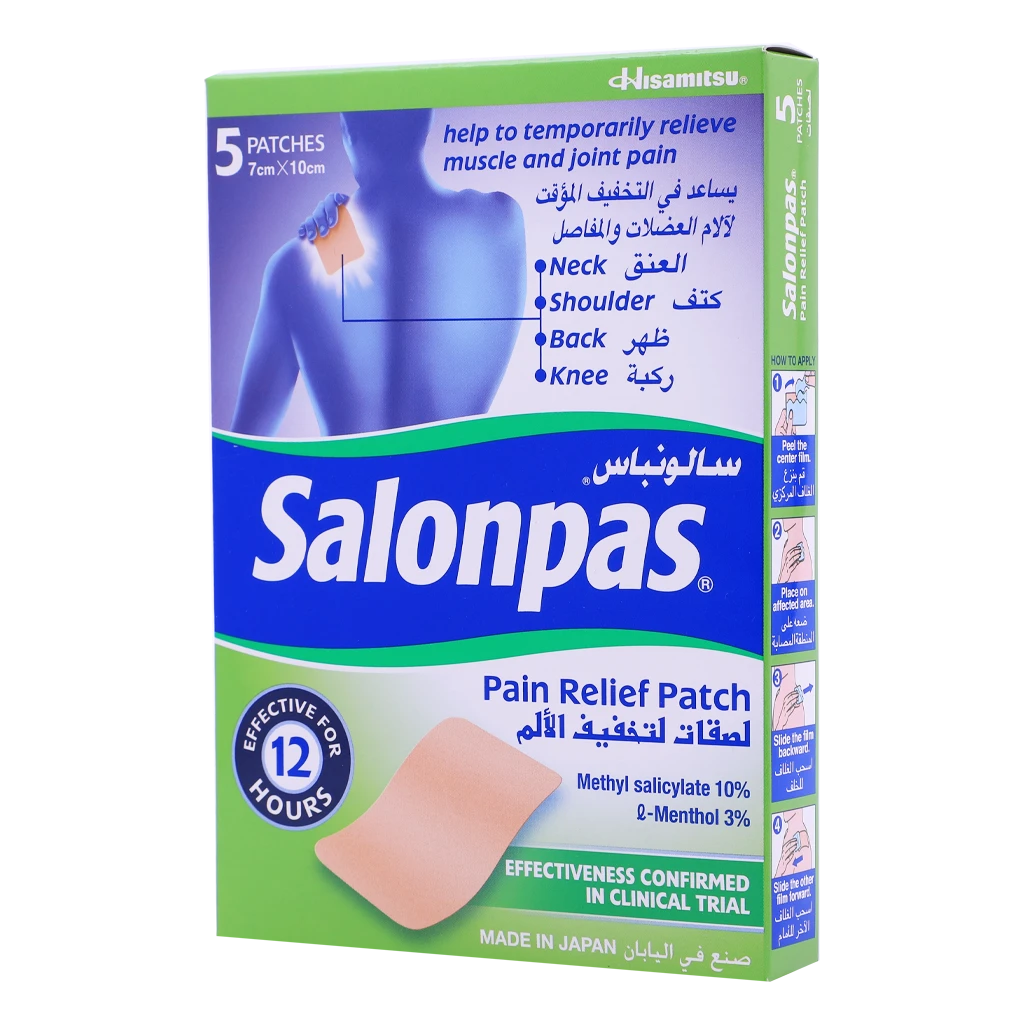 Salonpas Pain Relieving Cold Patch  5 Pcs