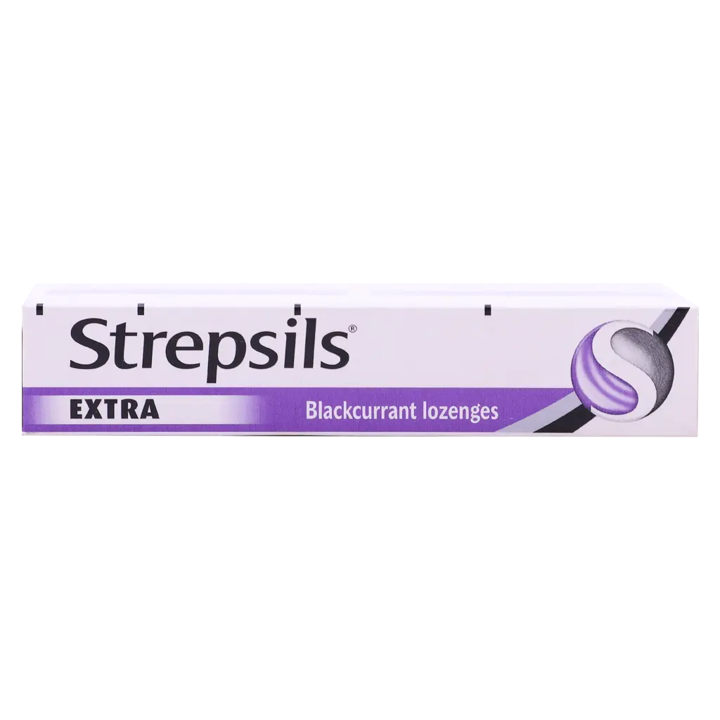 Strepsils Extra Blackcurrant Lozenges 24 Pcs - view 4