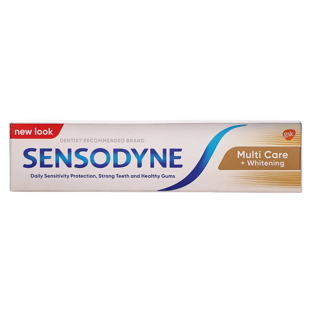 sensodyne toothpaste multi care + whitening 50 ml - view 3