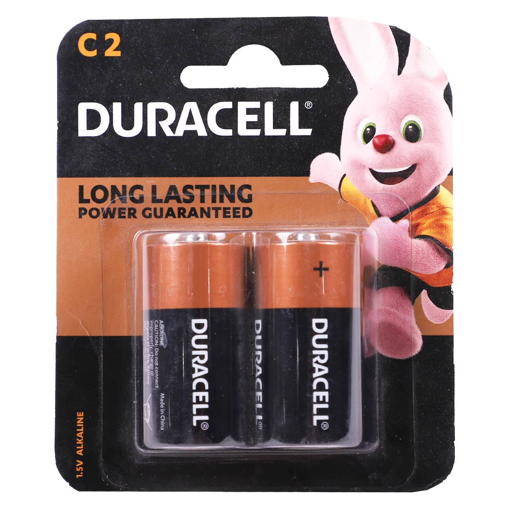 Duracell Batteries Type C 2 Pcs