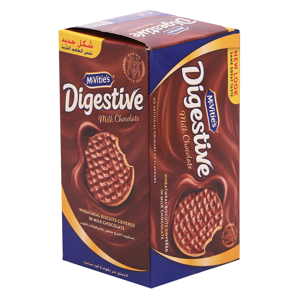 Mcvities Digestive Wheat Biscuits with Milk Chocolate 200 gm
