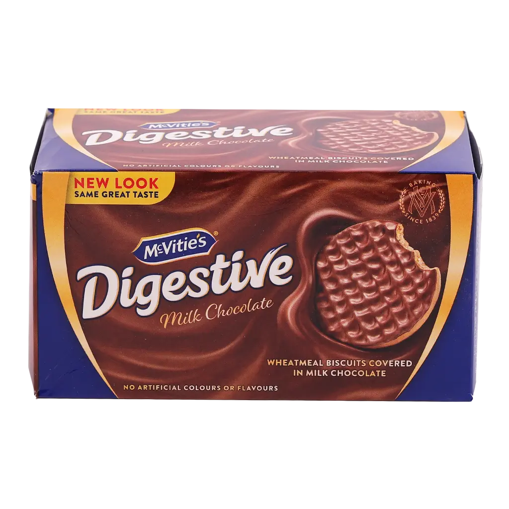 Mcvities Digestive Wheat Biscuits with Milk Chocolate 200 gm - view 3
