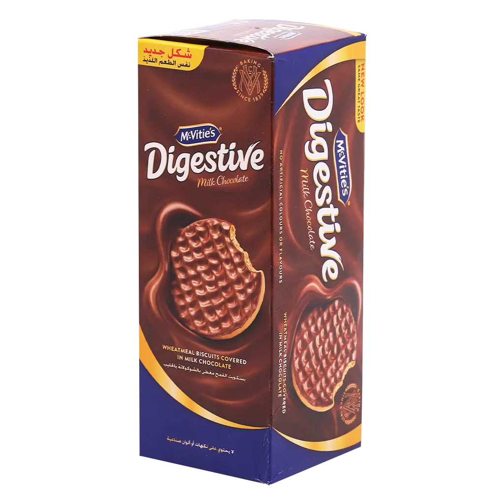 Mcvities Digestive Wheat Biscuits with Milk Chocolate 300 gm - view 1
