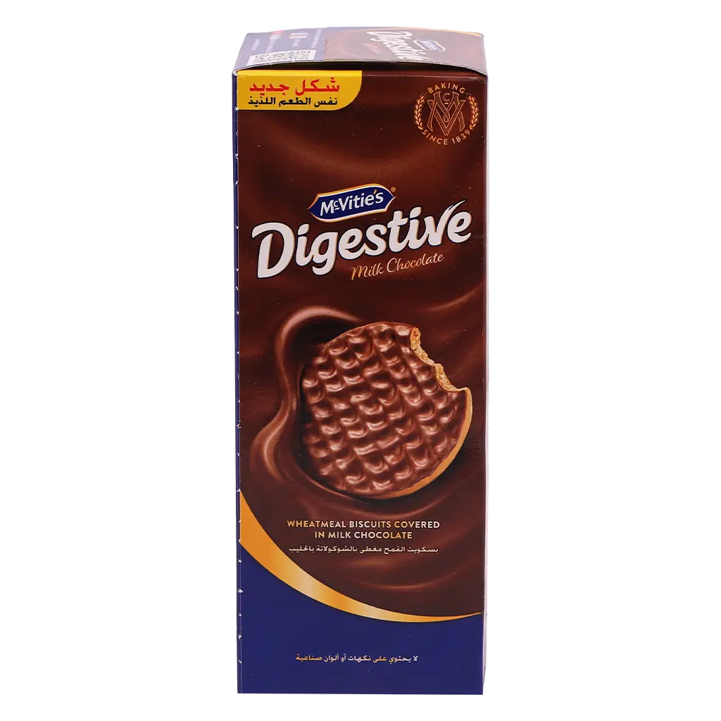 Mcvities Digestive Wheat Biscuits with Milk Chocolate 300 gm - view 2