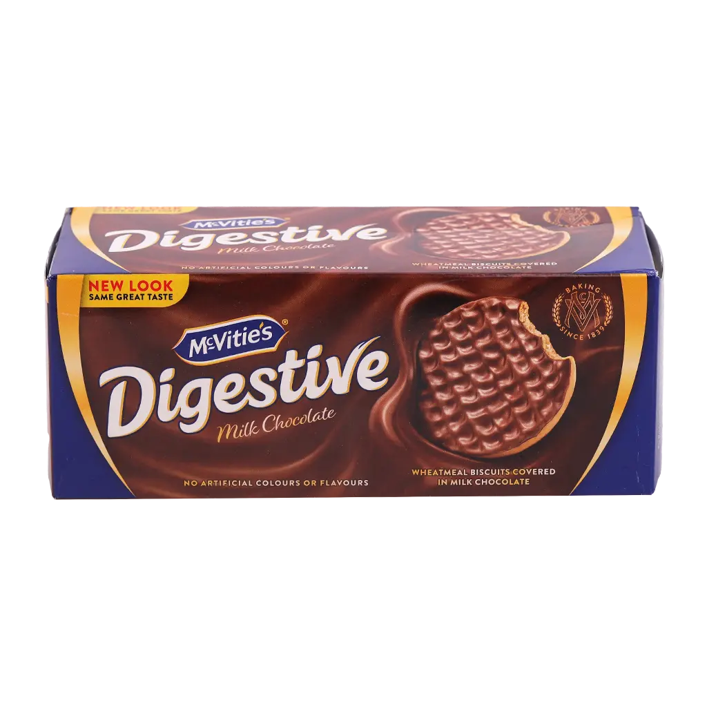 Mcvities Digestive Wheat Biscuits with Milk Chocolate 300 gm - view 3