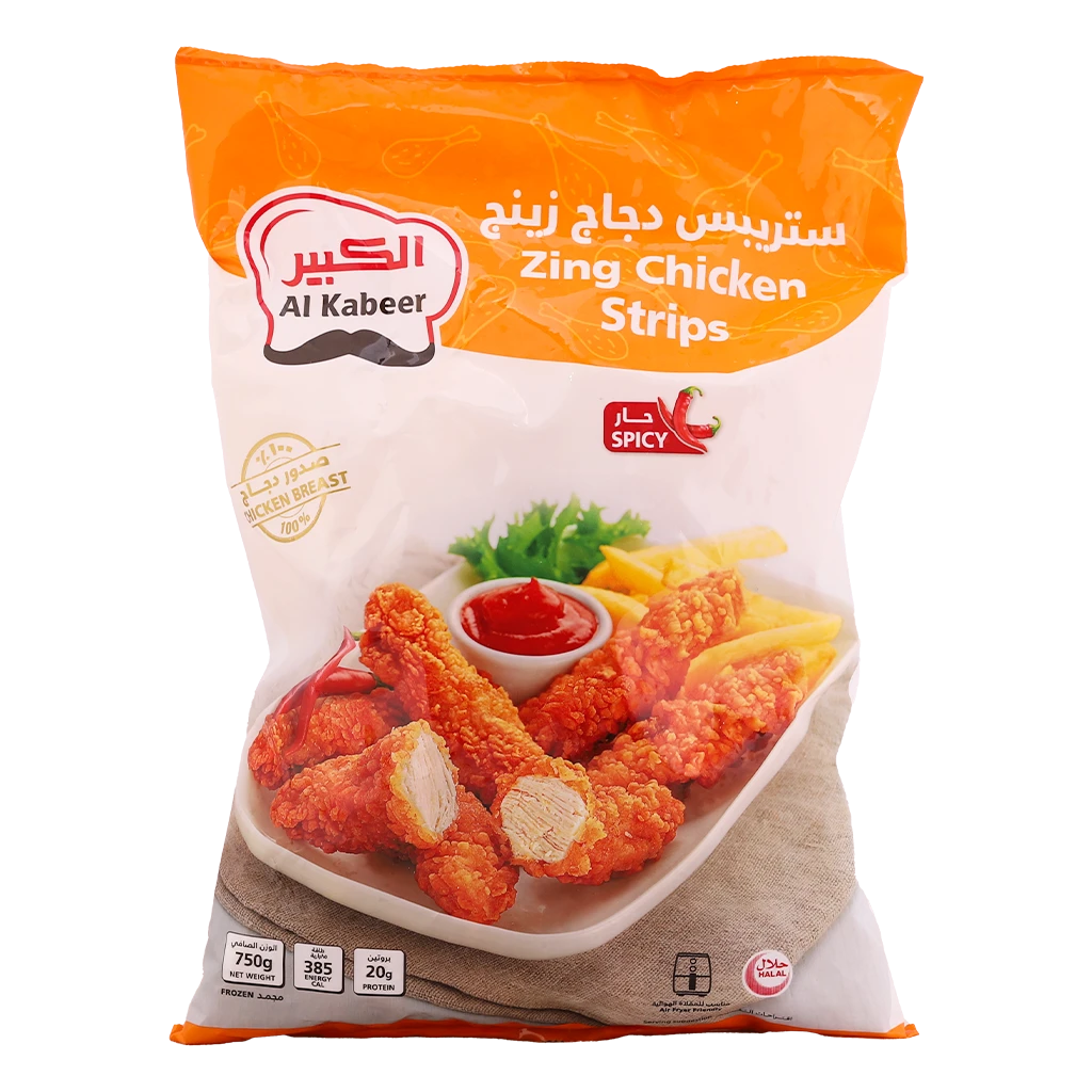 AL kabeer zing chicken strips spicy 750 gm