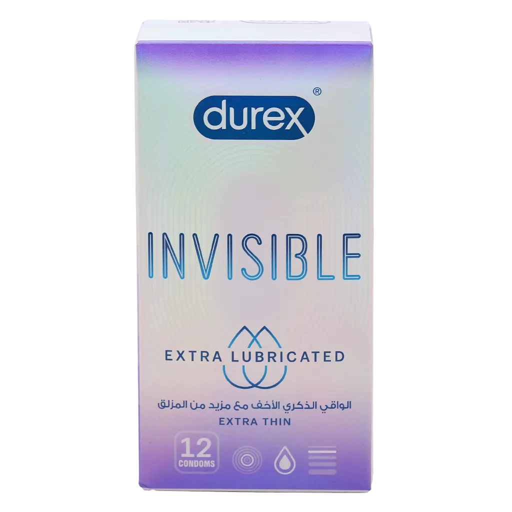 Durex Condoms Invisible Extra Lubricated 12 pcs - view 2