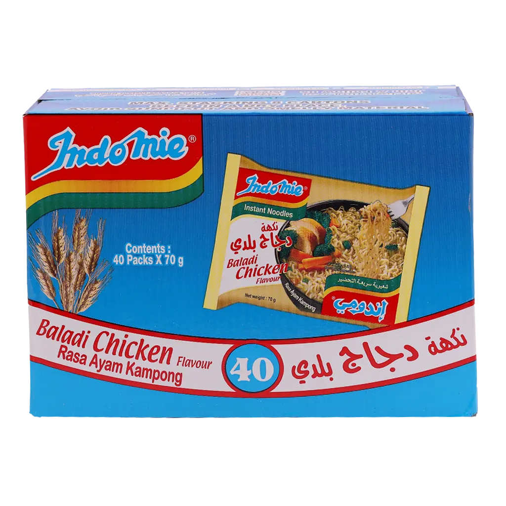 Indomie Noodle Chicken Baladi Flavour Carton 40 pcs 70 gm - view 2