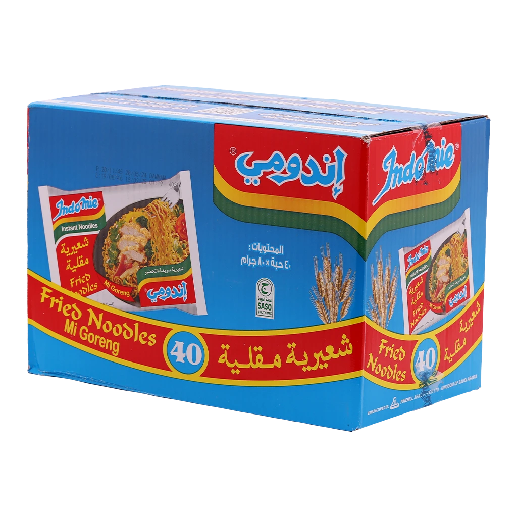 Indomie Noodle Fried Noodle Carton 40 pcs 80 gm