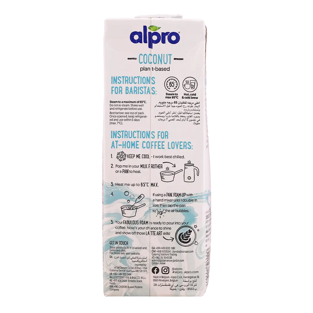 Alpro Barista Coconut Milk 1 L - view 3